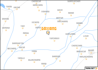 map of Daxiang