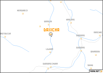 map of Daxicha