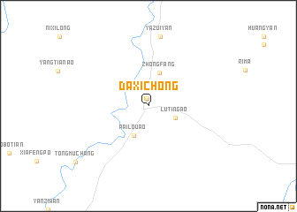 map of Daxichong
