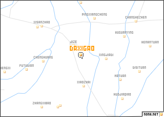 map of Daxigao