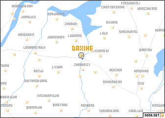 map of Daxihe