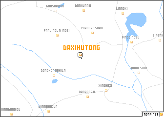 map of Daxihutong