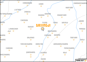 map of Daxingji