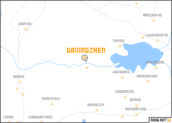 map of Daxingzhen