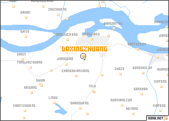 map of Daxingzhuang