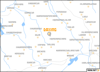 map of Daxing