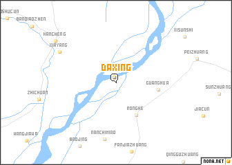 map of Daxing