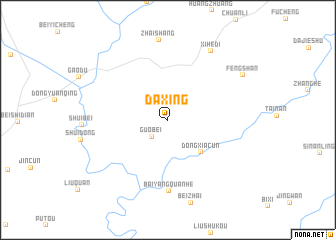 map of Daxing