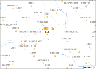 map of Daxing