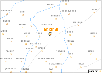 map of Daxinji