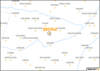 map of Daxinji