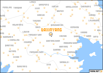 map of Daxinyang