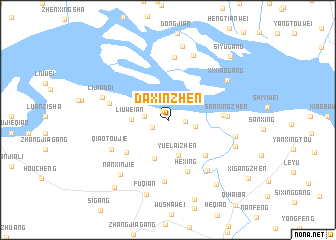 map of Daxinzhen