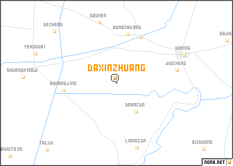 map of Daxinzhuang