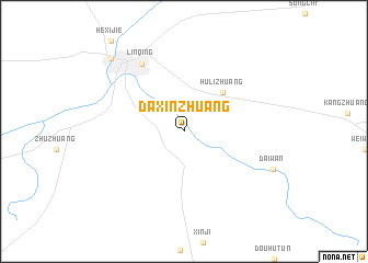 map of Daxinzhuang