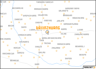 map of Daxinzhuang