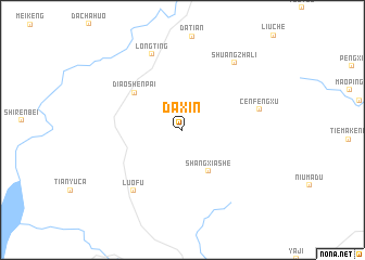 map of Daxin