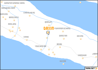 map of Daxin