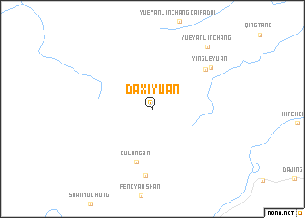 map of Daxiyuan