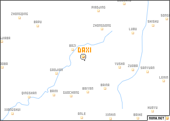 map of Daxi