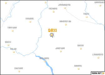 map of Daxi