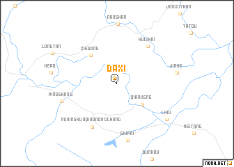 map of Daxi