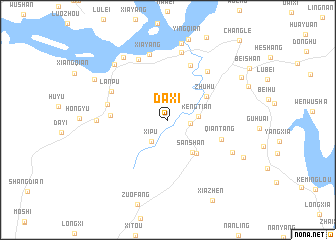 map of Daxi