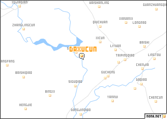 map of Daxucun