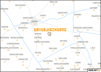 map of Daxuejiazhuang
