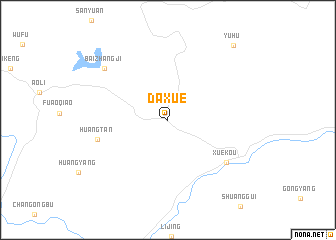 map of Daxue