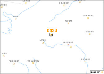 map of Daxu