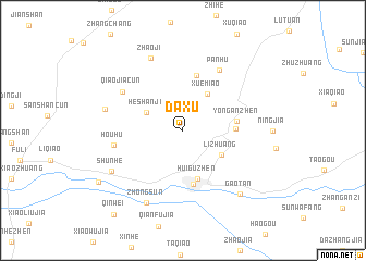 map of Daxu