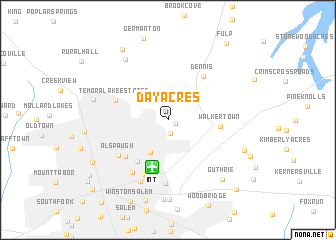 map of Day Acres