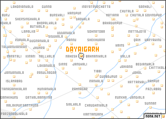 map of Dayāigarh