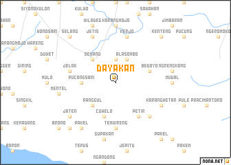 map of Dayakan