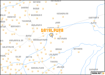 map of Dayālpura