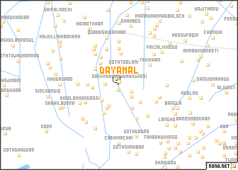 map of Dāya Mal