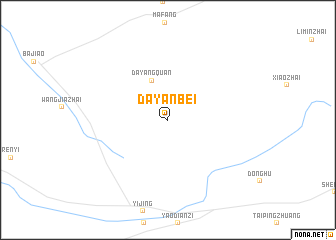 map of Dayanbei