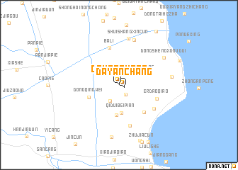 map of Dayanchang