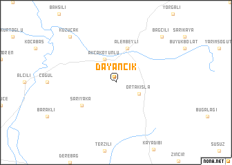 map of Dayancık