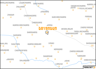 map of Dayandun