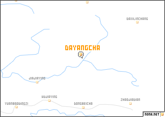 map of Dayangcha