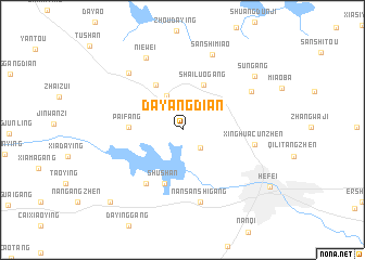 map of Dayangdian