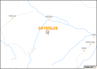 map of Dayangjie
