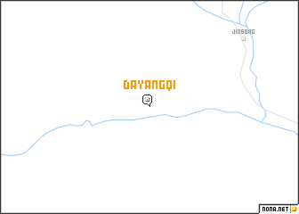 map of Dayangqi