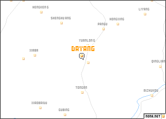 map of Dayang