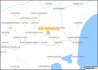 map of Daya Nueva