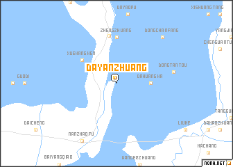 map of Dayanzhuang