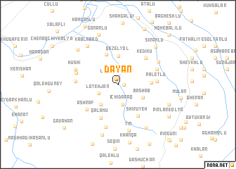 map of Dāyān