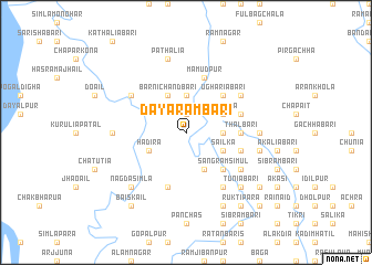 map of Dayārāmbāri